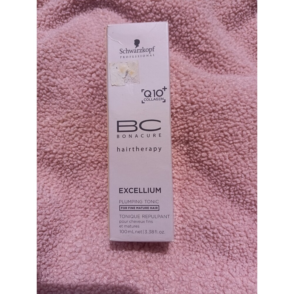 Schwarzkopf BC Bonacure Excellium Plumping Tonic Q10+ Collagen 3.38 oz New Box